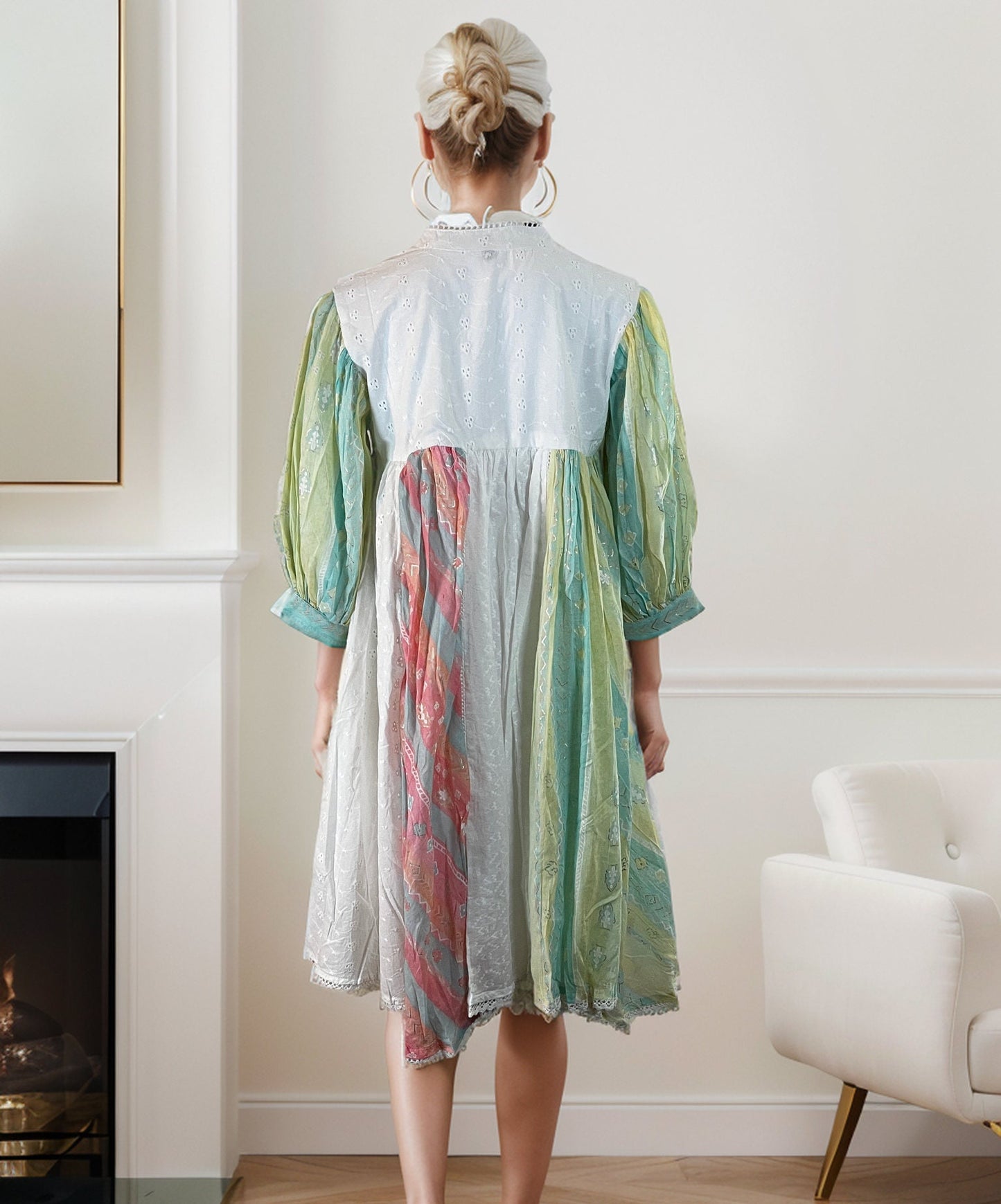 Floral Print A Line Tunic