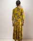 Charming Floral Printed Rayon A-Line Maxi Dress