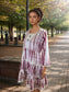 Cotton Batik print Tunic with Bell sleeves