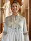 Ivory colored Tunic with Bell Sleeves and Lace detailing